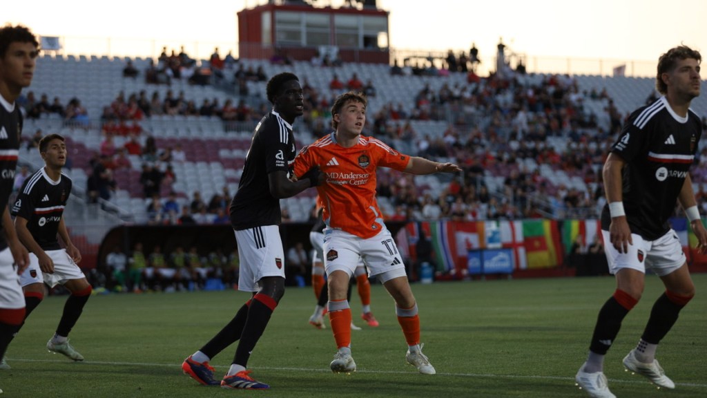 Gabriel Segal During the Houston Dynamo Match
