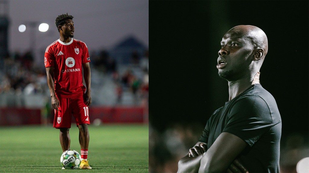 Hope Avayevu and Head Coach Pa-Modou Kah Side-by-Side Image